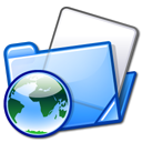 Blue, Folder, Folders, Html icon