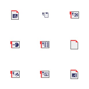 Red Tab System icon sets preview