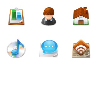 Website icon sets preview