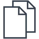 cut, copy, files, sheet, documents icon