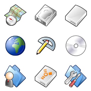Rubber icon sets preview