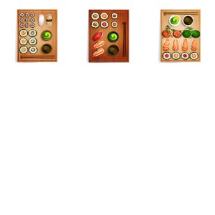 Sushi icon sets preview