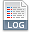 file, extension, log icon