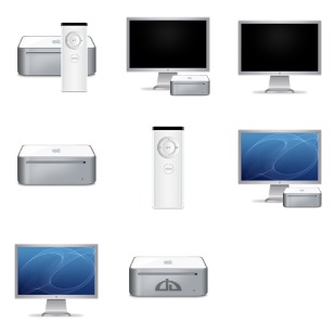 Apple Hardware icon sets preview