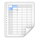 Mimetypes x office spreadsheet icon
