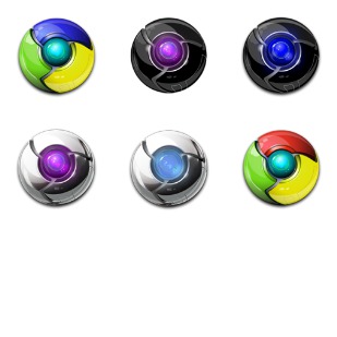 Google Chrome icon sets preview
