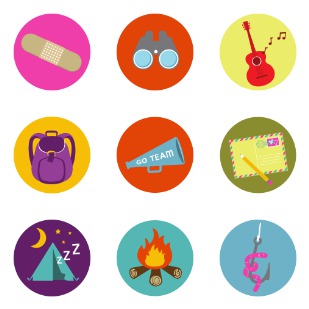 Brand Camp Badges icon sets preview