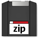 dev, storage, zipdisk icon