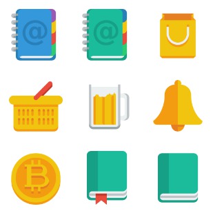 Small & Flat icon sets preview