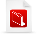 red, document, file, paper icon
