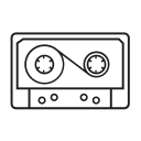 analogic, cassette icon