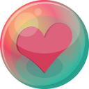 heart pink 2 icon
