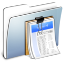 Graphite Smooth Folder Documents icon