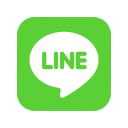 line, contact, logo, media, call, message, social icon