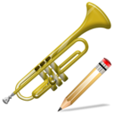 Trumpet, Write icon
