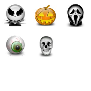 Halloween icon sets preview