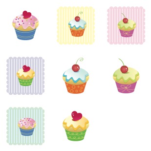 Muffin icon sets preview