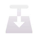 tray, transmission icon