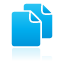 blue, documents icon