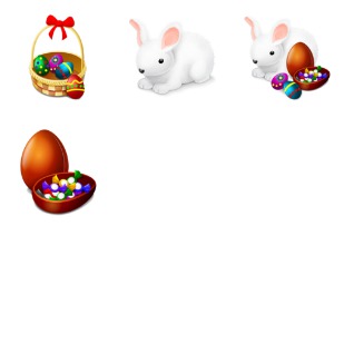 Easter icon sets preview