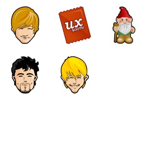 Trendy Guys icon sets preview