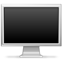 monitor, computer, display, off, screen icon