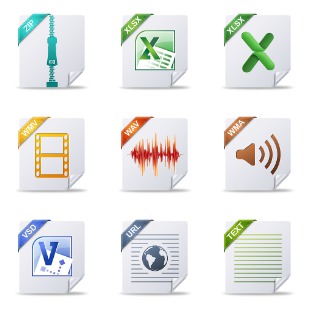 File Type icon sets preview