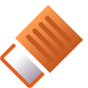 Actions draw eraser icon
