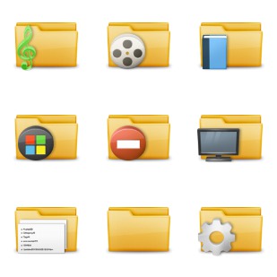 Folder icon sets preview