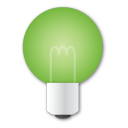 tip, energy, hint, bulb, green icon