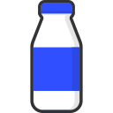milk, packaging, healthy, drink, beverage, bottle, food icon
