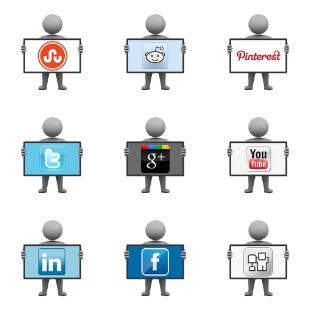 Social People icon sets preview