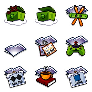 Winter Game icon sets preview