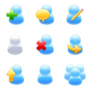 Fast Users icon sets preview