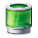 Bin, Green, Recycle icon