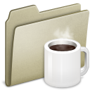 Coffee, Lightbrown icon