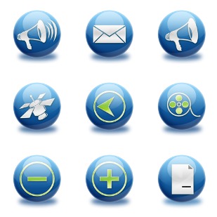 The Spherical set icon sets preview