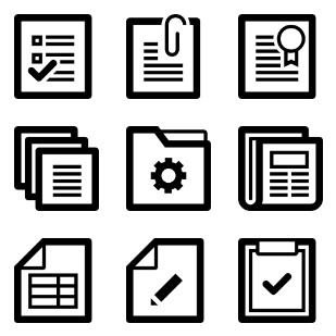 Files & Folders icon sets preview