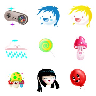 Fun icon sets preview