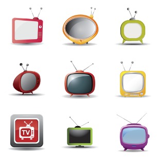 Television icon sets preview