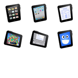 Comic iPad icon sets preview