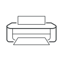 page, printer, print, office, stationery, paper, fax icon
