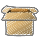 open, box icon
