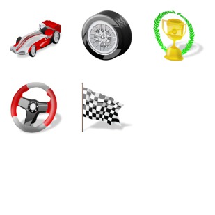 Formula 1 icon sets preview