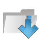 folder arrow down icon