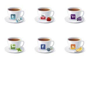 Teacups icon sets preview