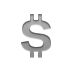 dollar, sign, currency icon