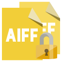 lock, aiff, file, format icon