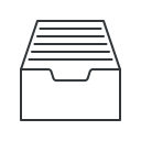 documents, box catalog, folders, drawer, archieve, archive, files icon