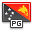 flag papua new guinea icon